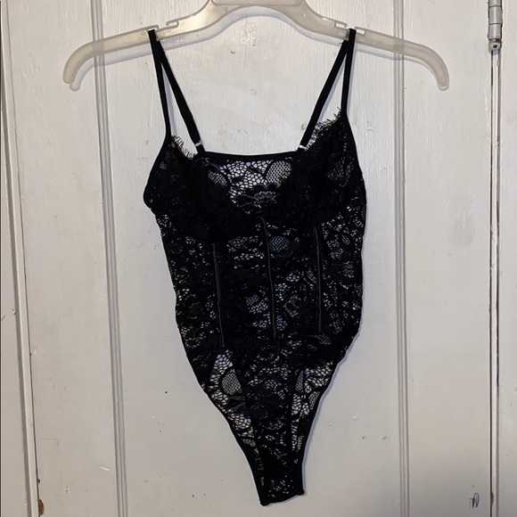SHEIN Other - S Black Lace Body Suit NEW WITH TAGS